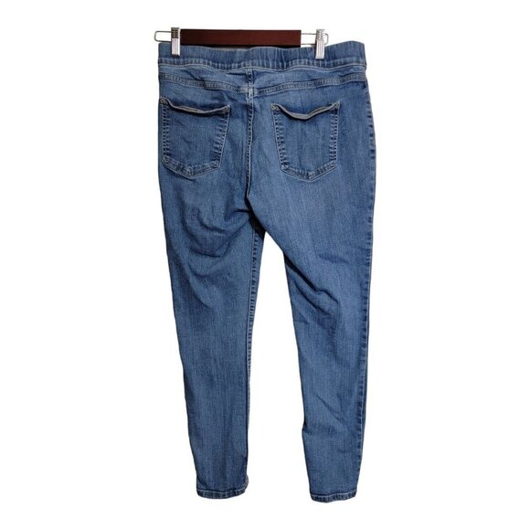 ANA A New Approach Pull On Denim Medium Wash Jeggings Size Large - Picture 2 of 10